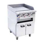 GGS-24ULPG Gas Griddle and Toaster with Cabinet - Cafe Supply