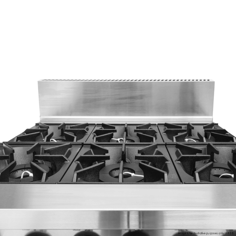 Gasmax 6 Burner With Oven Flame Failure GBS6TSLPG - Cafe Supply