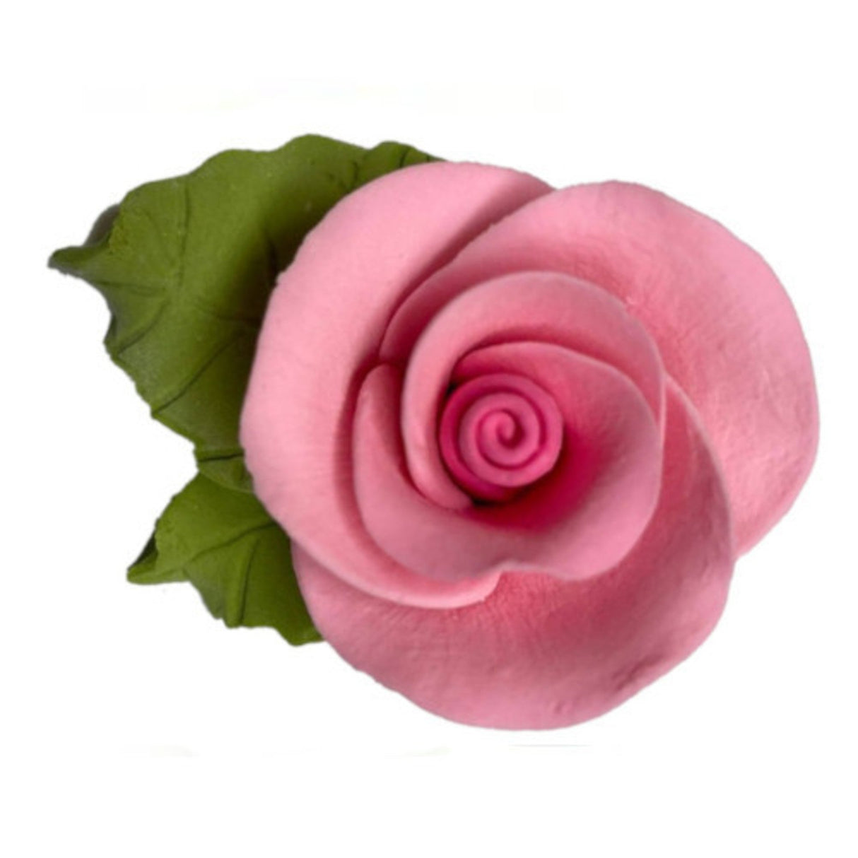 Icing 30mm Pink Roses With Leaf (144) - Cafe Supply