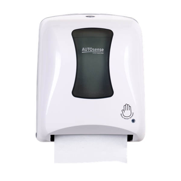 Pacific Hygiene AutoSense Hand Towel Dispenser - White - Cafe Supply