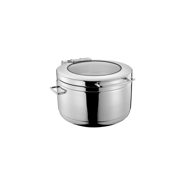 Chef Inox Induction Soup Station with Glass Lid 11Lt - Cafe Supply