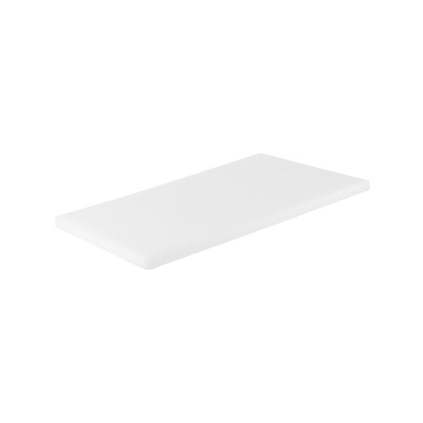 Chef Inox Cutting Board Polyethylene White 510x380x20mm - Cafe Supply