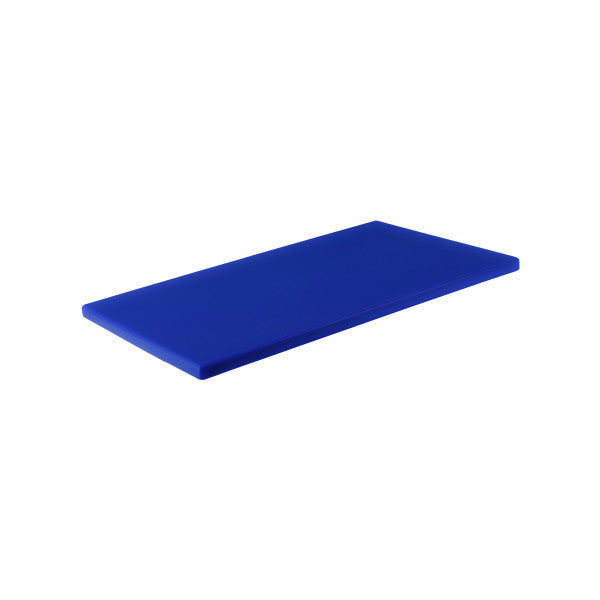 Chef Inox Cutting Board Polyethylene Blue 510x380x12mm - Cafe Supply