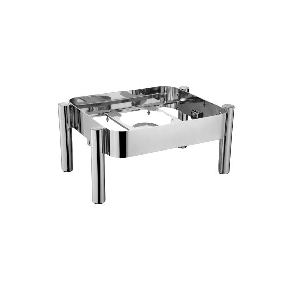 Chef Inox Chafer Stand Rectangular Stainless Steel 1/2 Size to Suit 54902 - Cafe Supply