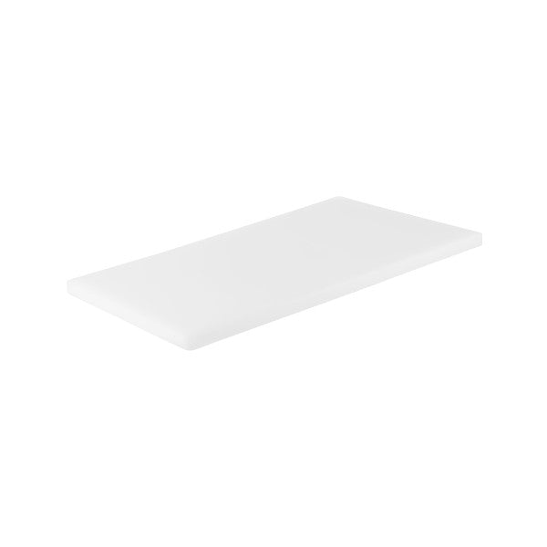 Chef Inox Cutting Board Polyethylene White Gastronorm 1/1 Size 530x325x20mm - Cafe Supply