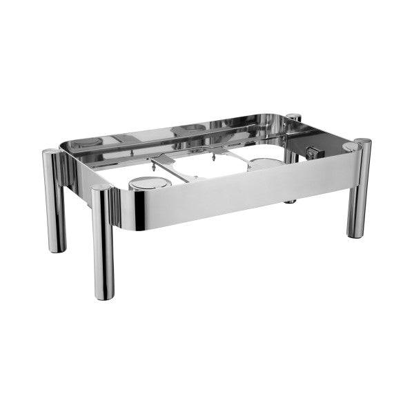 Chef Inox Chafer Stand Rectangular Stainless Steel 1/1 Size to Suit 54901 - Cafe Supply
