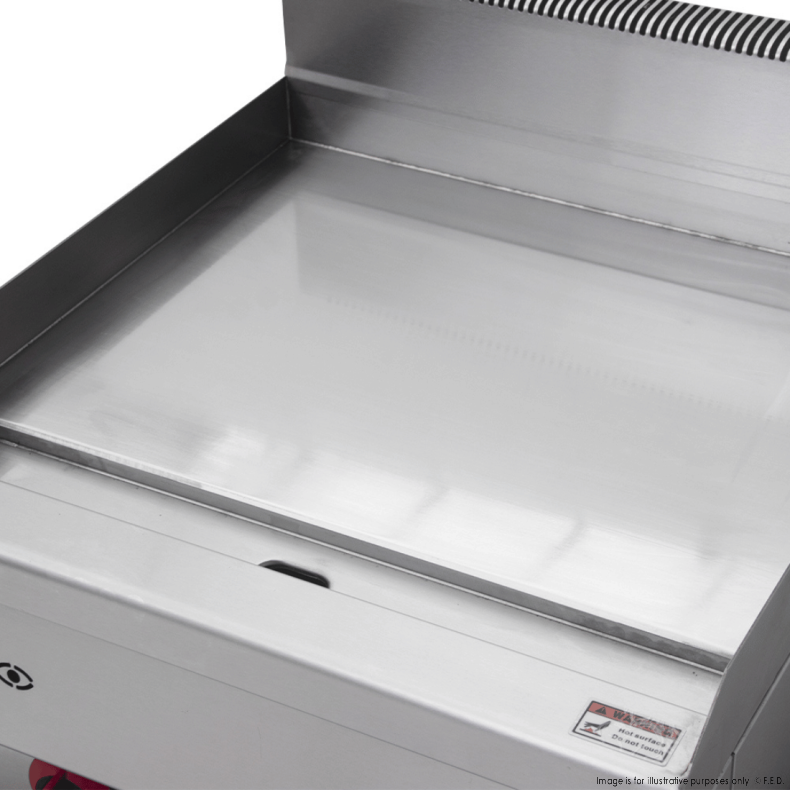 JUS-TRG60ULPG GASMAX Benchtop 2 Bunner Griddle 600mm - Cafe Supply