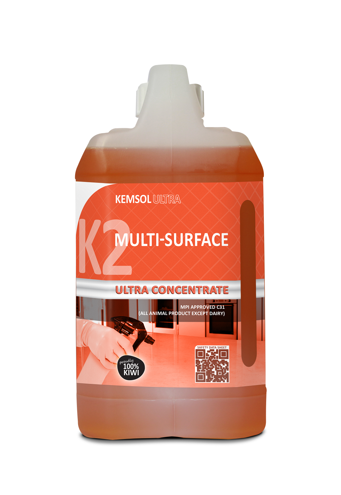 Kemsol K2 Multi-Surface 2L - Cafe Supply