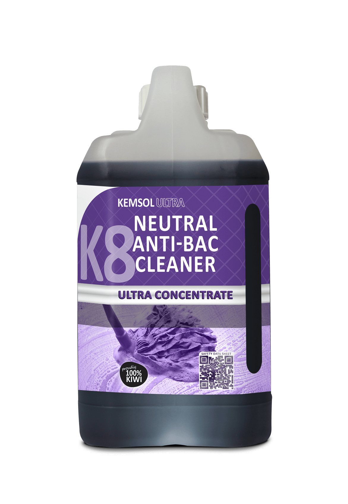Kemsol K8 Neutral Antibacterial Cleaner 2L - Cafe Supply