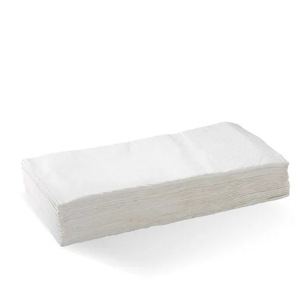 2-Ply 1/8 Fold White Dinner BioNapkin - Cafe Supply