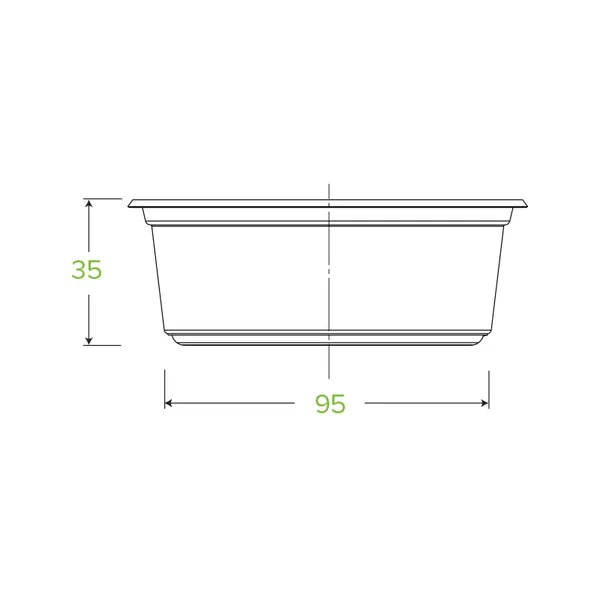 240ml Clear BioBowl - Cafe Supply