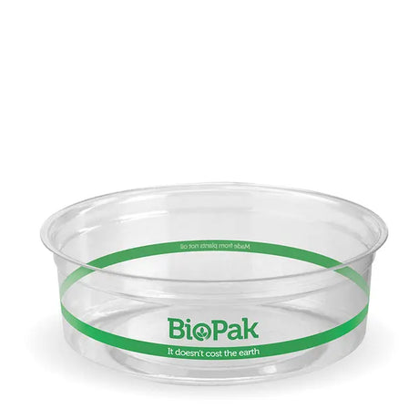 240ml Clear BioBowl - Cafe Supply