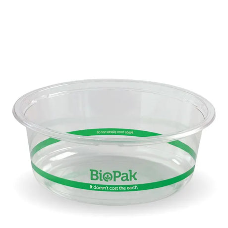 600ml Clear Wide BioBowl - Cafe Supply