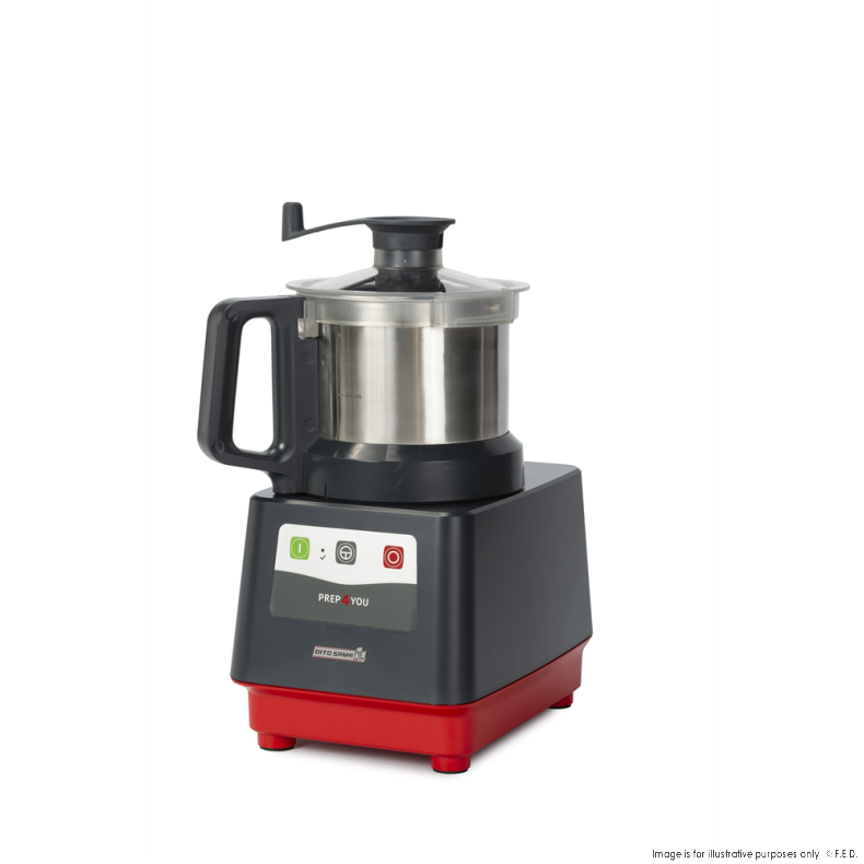 DITO SAMA PREP4YOU Cutter Mixer Food Processor 1 Speed 2.6L Stainless Steel Bowl P4U-PS2S - Cafe Supply