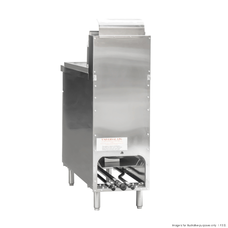 PC150-6 – V Pan Natural Gas 6 Baskets Pasta and Noodle Cooker - Cafe Supply