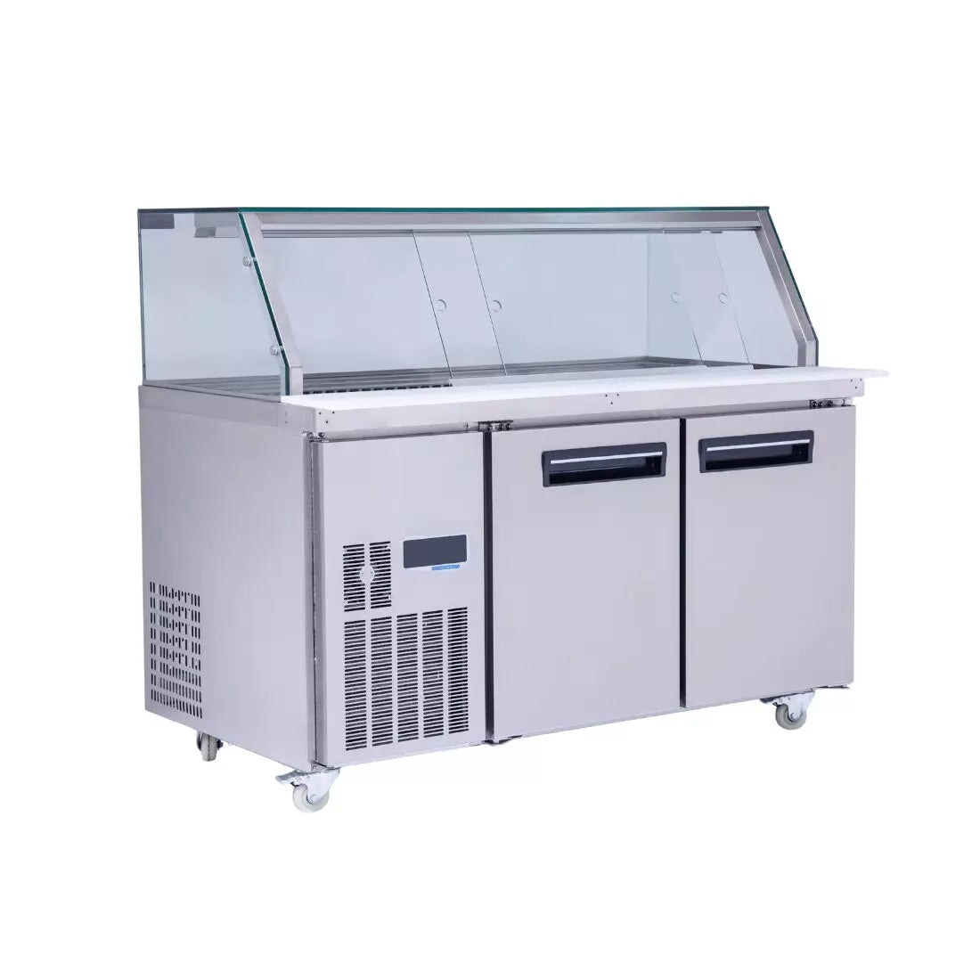 Thermaster Cold Salad & Noodle Bar 4×1/1 GN Pans – PG150FA-XG - Cafe Supply