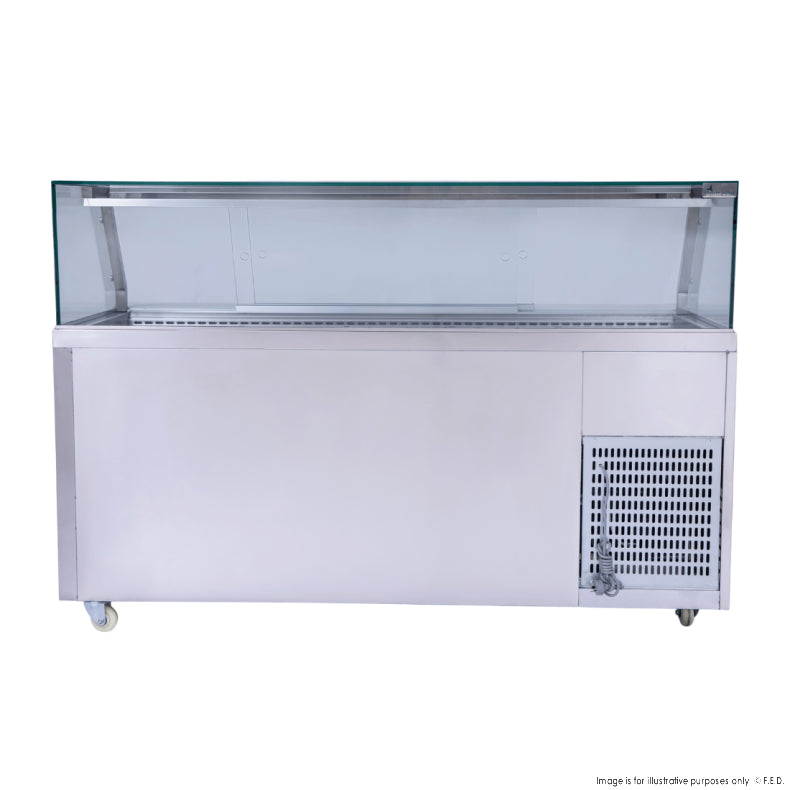 Thermaster Cold Salad & Noodle Bar 5×1/1 GN Pans – PG180FA-XG - Cafe Supply