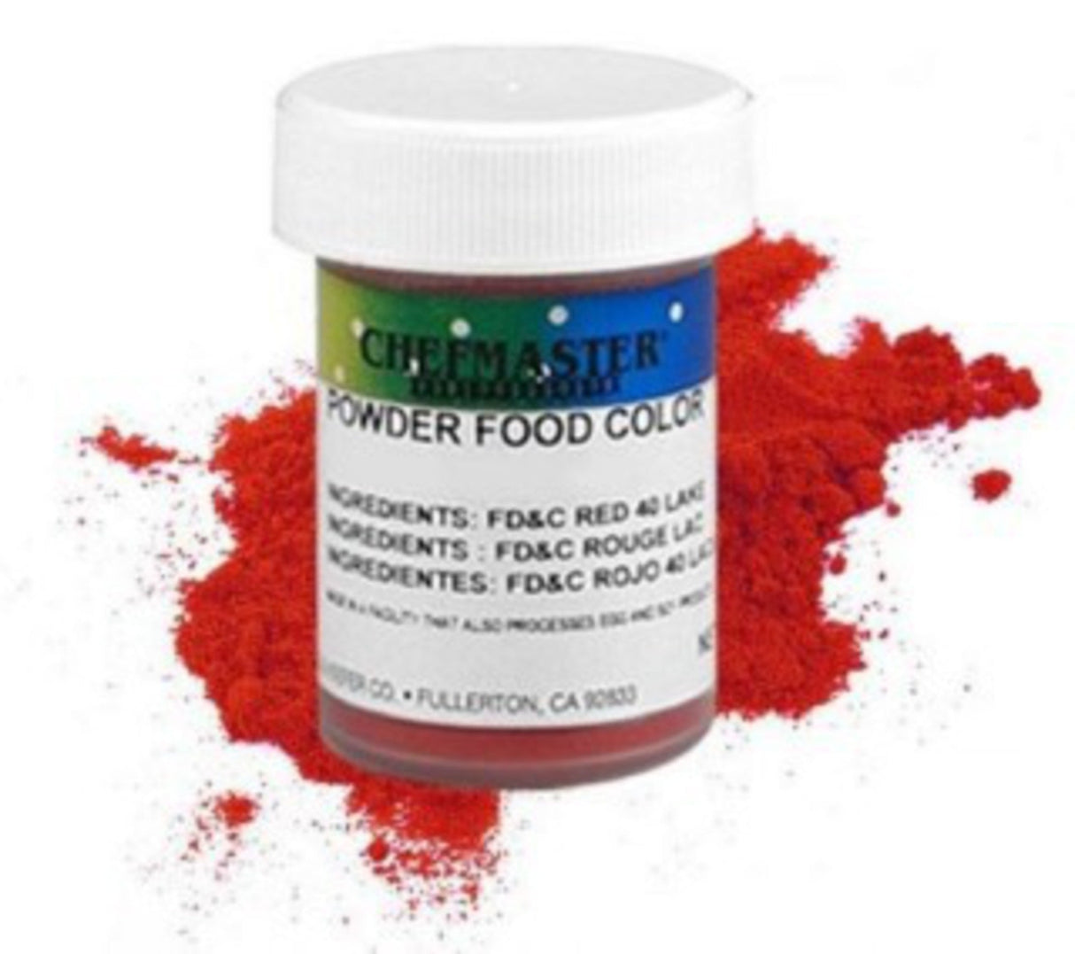 Chefmaster Powder Colour Red 3g - Cafe Supply