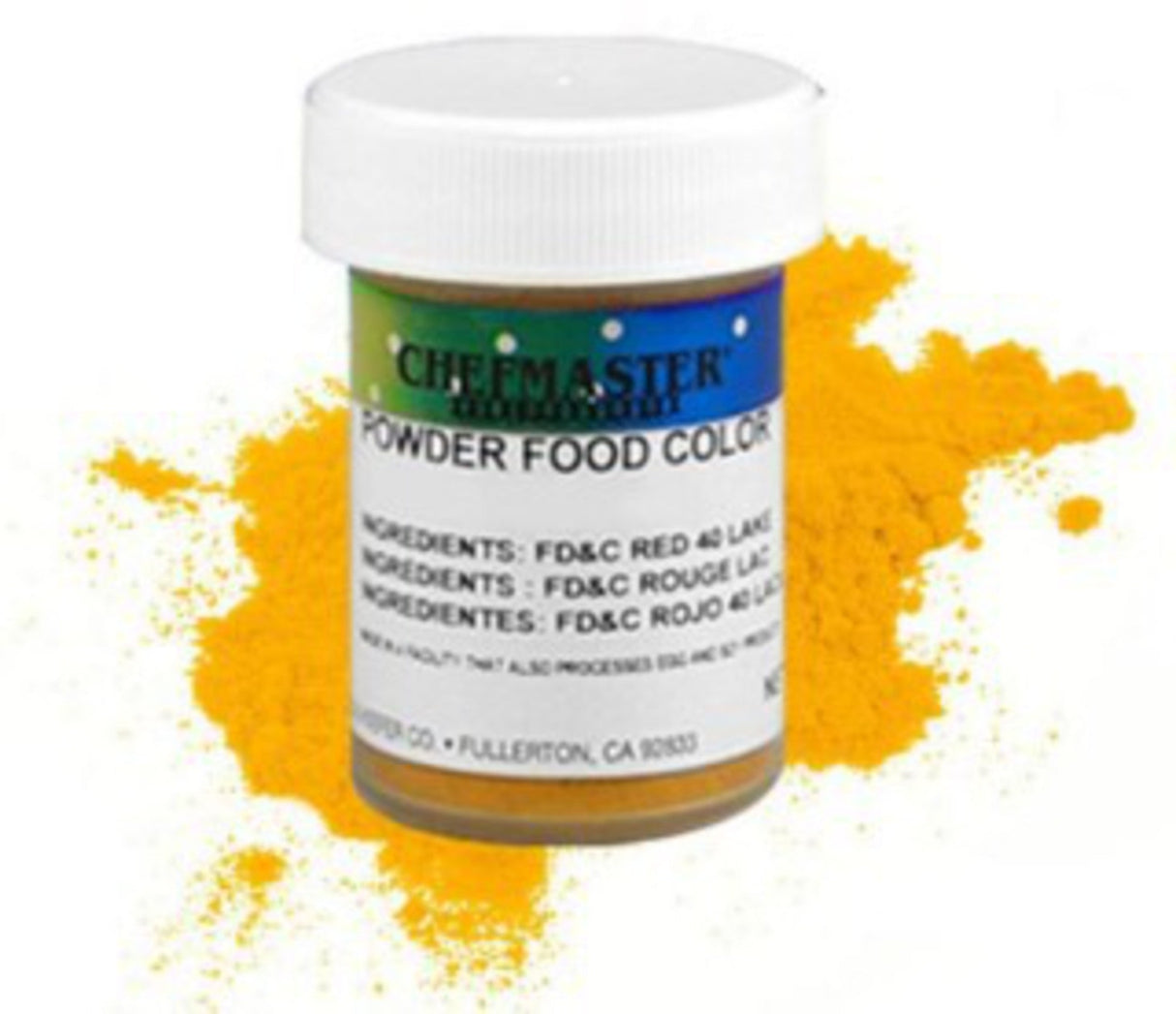 Chefmaster Powder Colour Yellow 3g - Cafe Supply