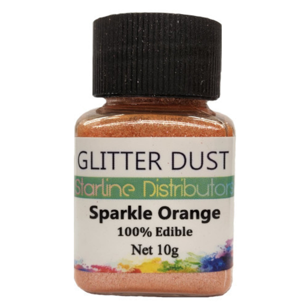 Glitter Dust - Sparkle Orange 10gm (100% Edible) - Cafe Supply