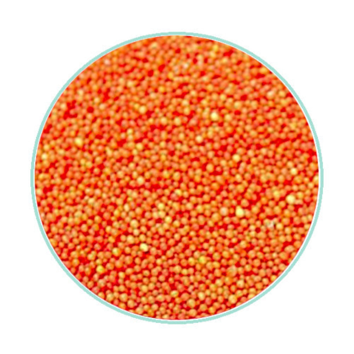 Non Pareils Sprinkles (100s & 1000s) Orange (1kg bag) - Cafe Supply