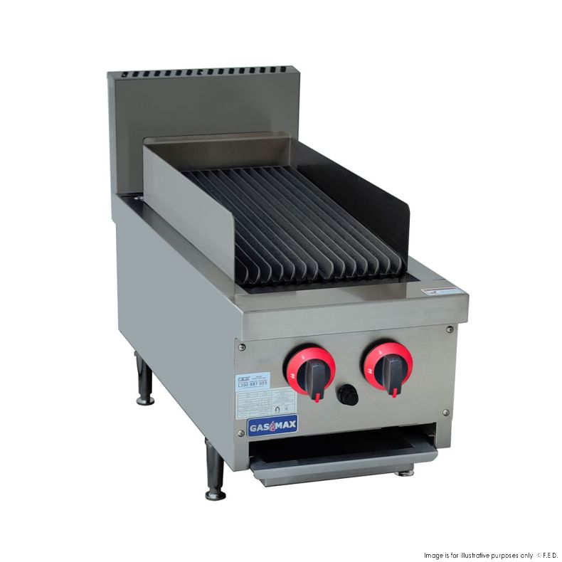 Natural Gas 2 Burner Char Grill Top – QR-14E - Cafe Supply