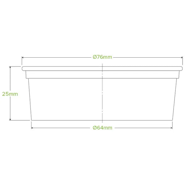 60ml Clear Sauce BioCup - Cafe Supply