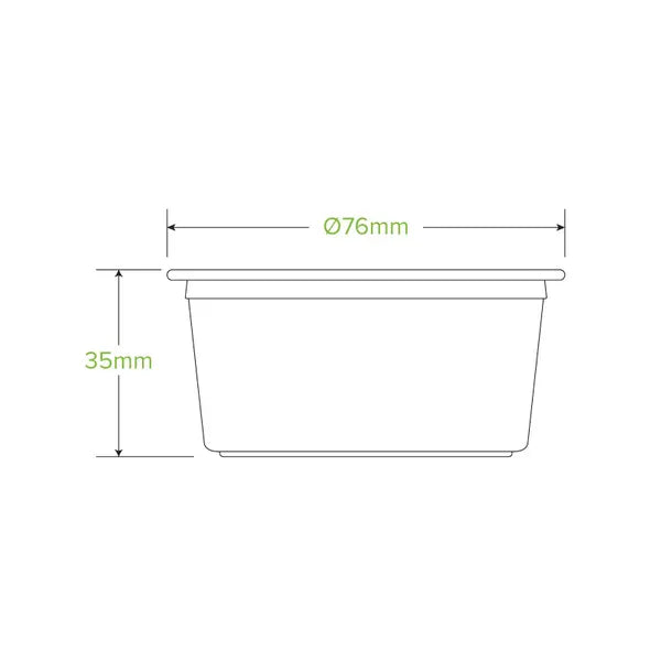 90ml Clear Sauce BioCup - Cafe Supply