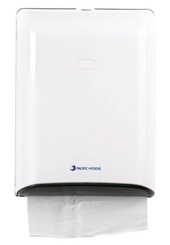 Pacific Hygiene Interfold Hand Towel Dispenser - White - Cafe Supply