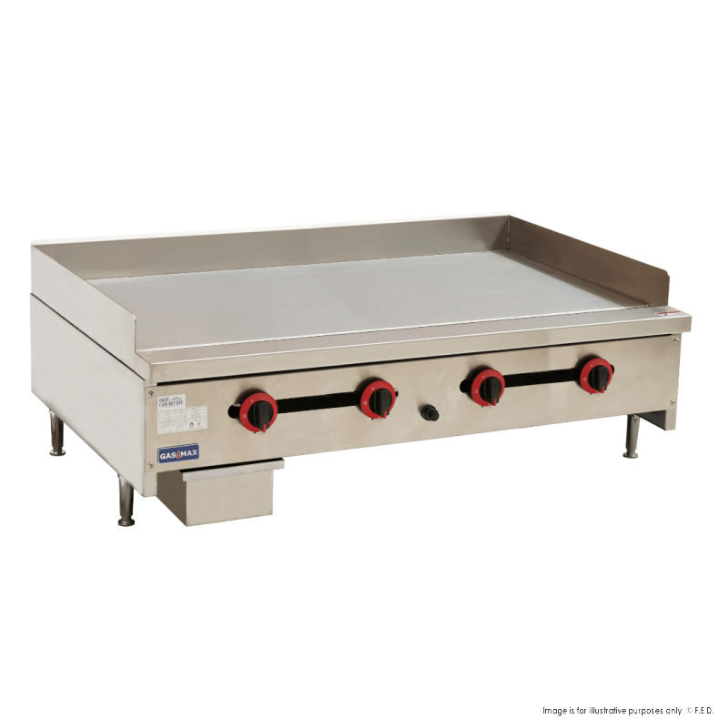 Gasmax Four burner griddle RGT-48ELPG - Cafe Supply