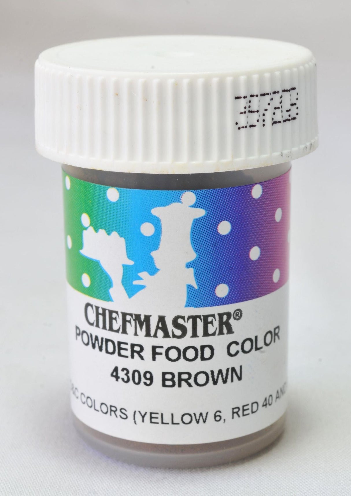Chefmaster Powder Colour Brown 3g - Cafe Supply