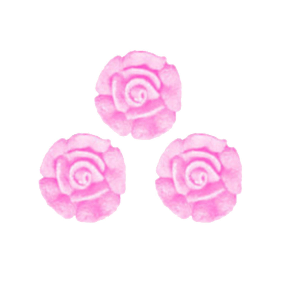 Icing Pink Roses 15mm, packet of 24 - Cafe Supply