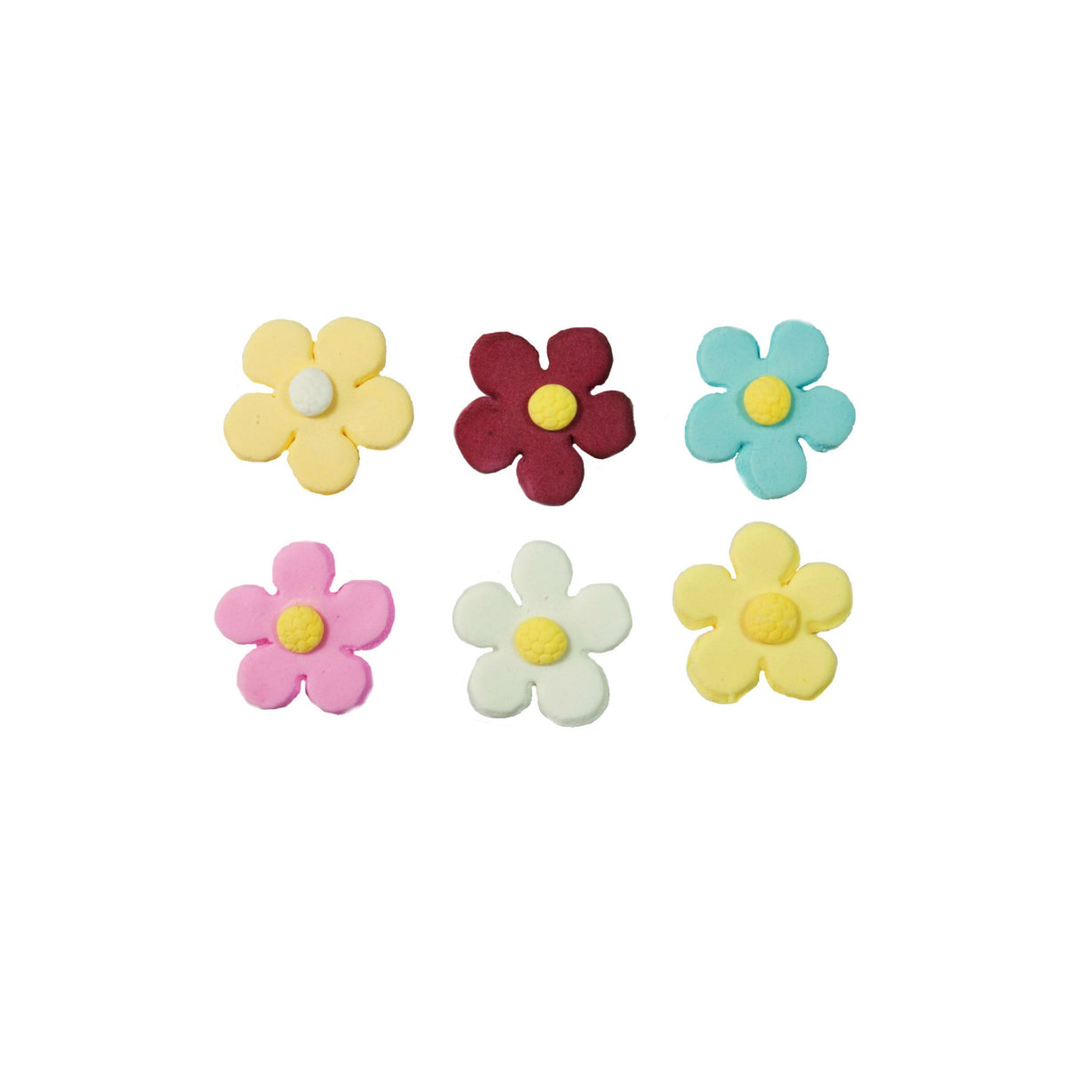 Icing Daisy 23mm, Assorted Colours (Box of 360) - Cafe Supply