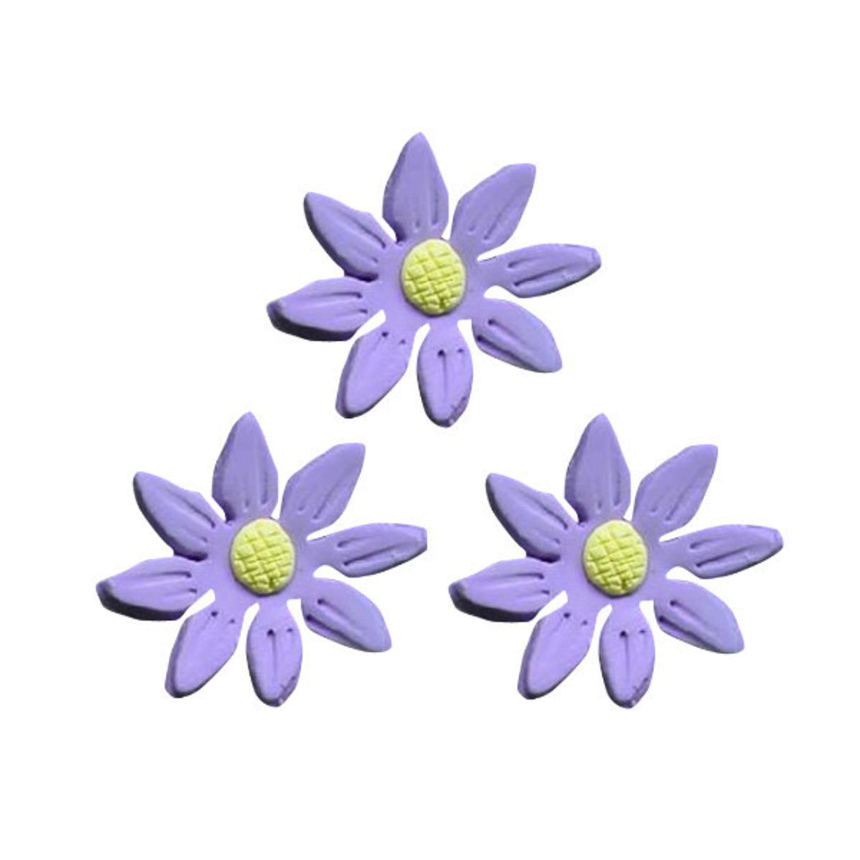 Icing Lavender Daisy, 35mm. Box of 120 - Cafe Supply