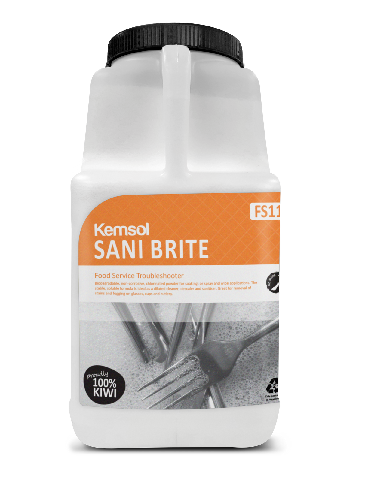 Kemsol Sanibrite Cutlery Soak 4.5kg - Cafe Supply