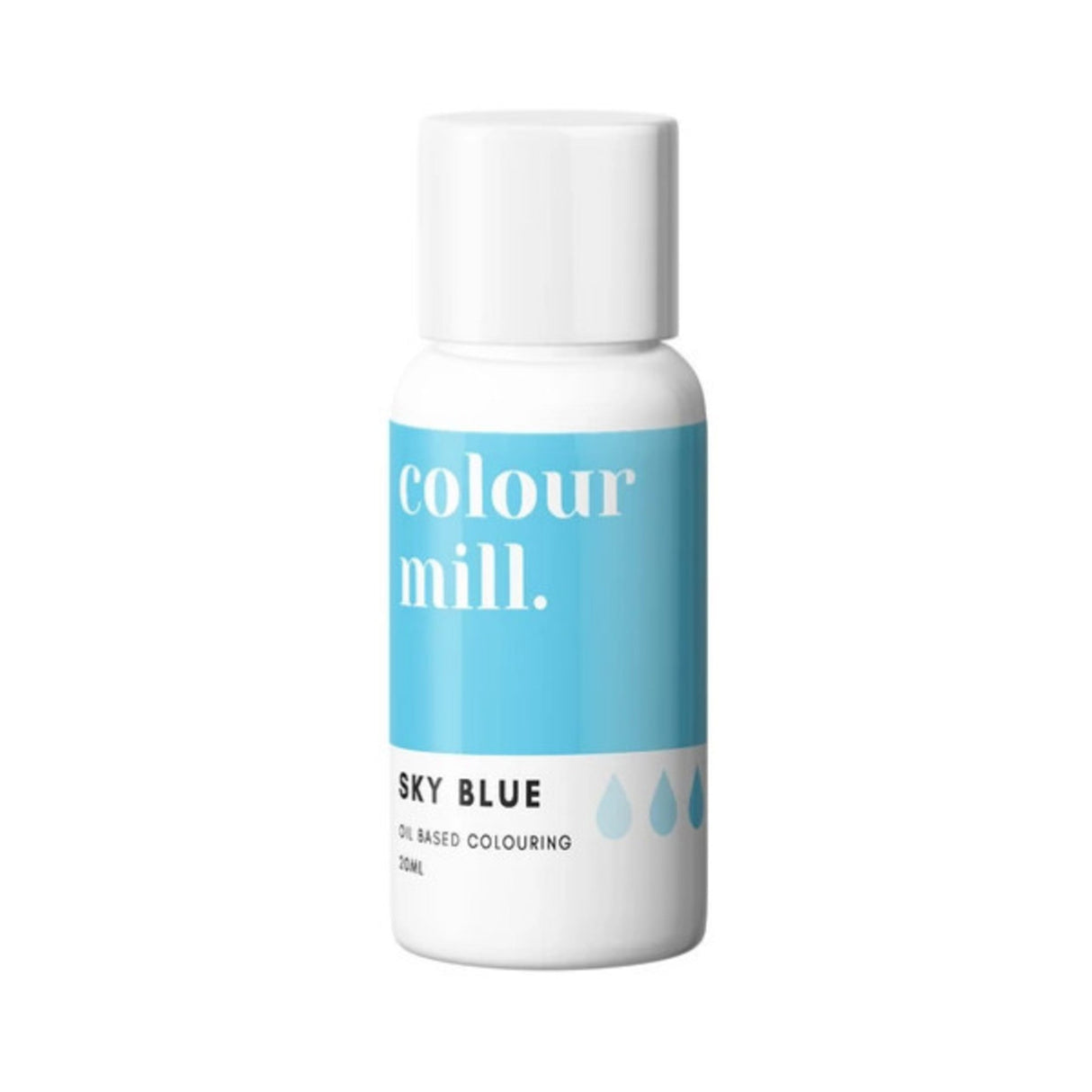Colour Mill- Oil Based Colouring Sky Blue (20ml) - Cafe Supply