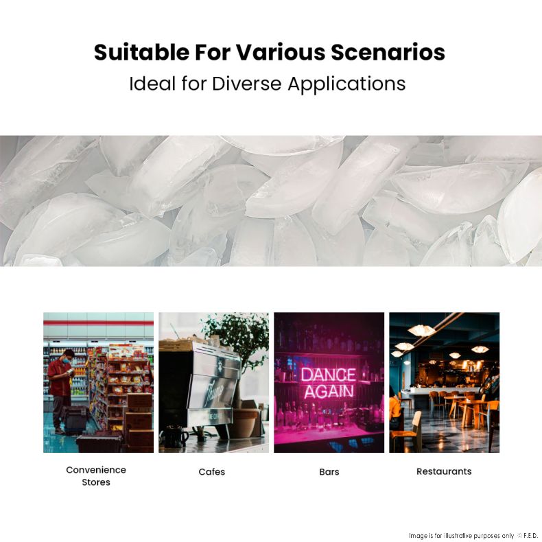 Commercial Grade Ice Maker – SN-80C - Cafe Supply