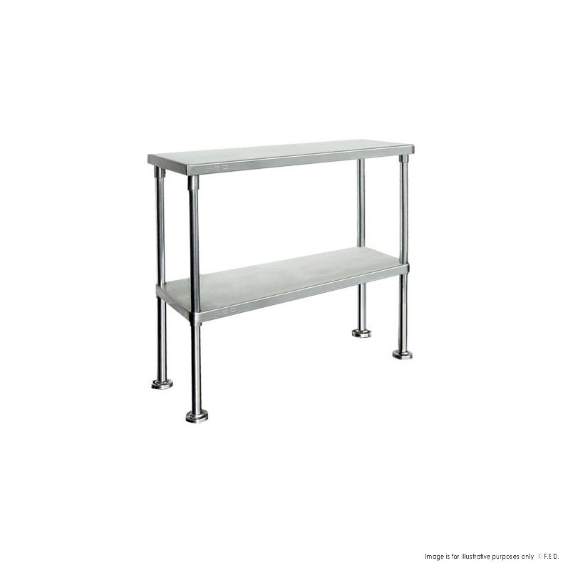 WBO2-1500 Double Tier Workbench Overshelf - Cafe Supply