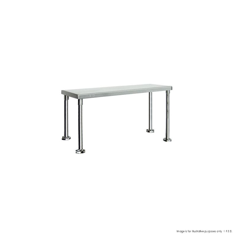 WBO1-1800 Single Tier Workbench Overshelf - Cafe Supply