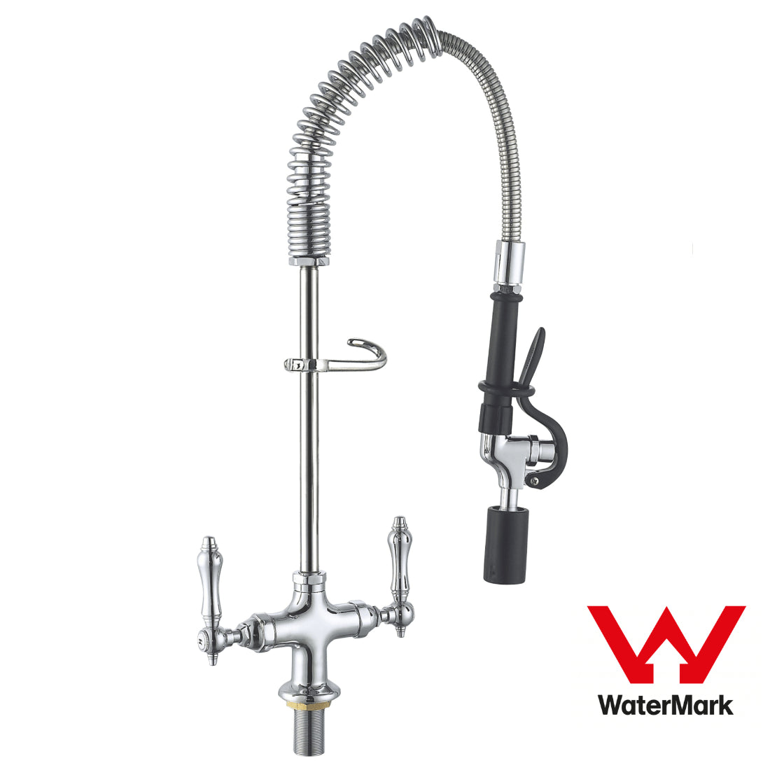 Sunmixer Mini Pre Rinse Unit with 180mm Riser and 560mm Hose T98001MN-1C - Cafe Supply