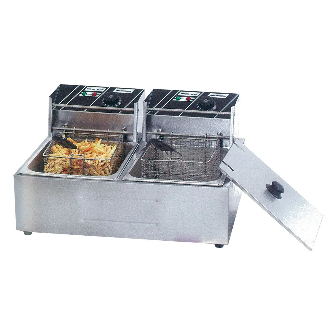 Double Tank Electric Fryer -TEF-82KW - Cafe Supply