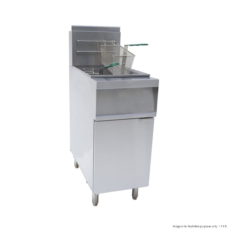 VP122 – V Pan Natural Gas Deep Fryer - Cafe Supply