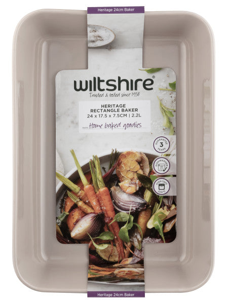 Wiltshire Heritage Rectangle Baker 24cm - Cafe Supply