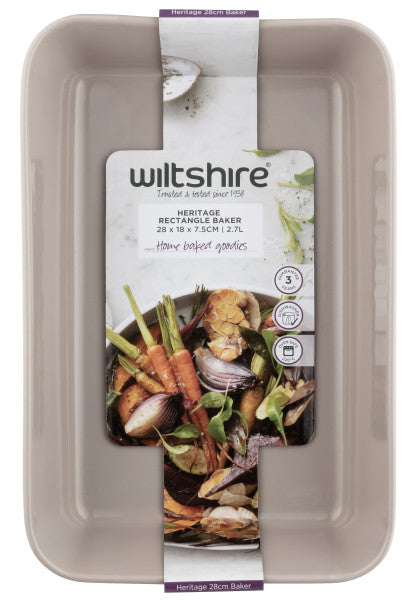 Wiltshire Heritage Rectangle Baker 28cm - Cafe Supply