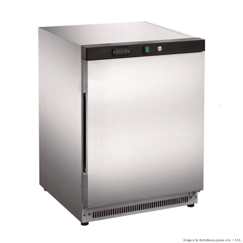 FED-X 130L S/S Bar Cooler Solid Door XR200SS - Cafe Supply