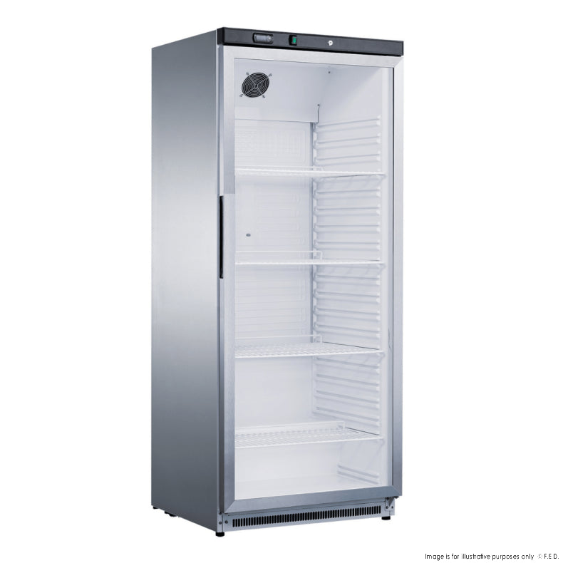 FED-X 570L Single Glass Door Fridge XR600SG - Cafe Supply