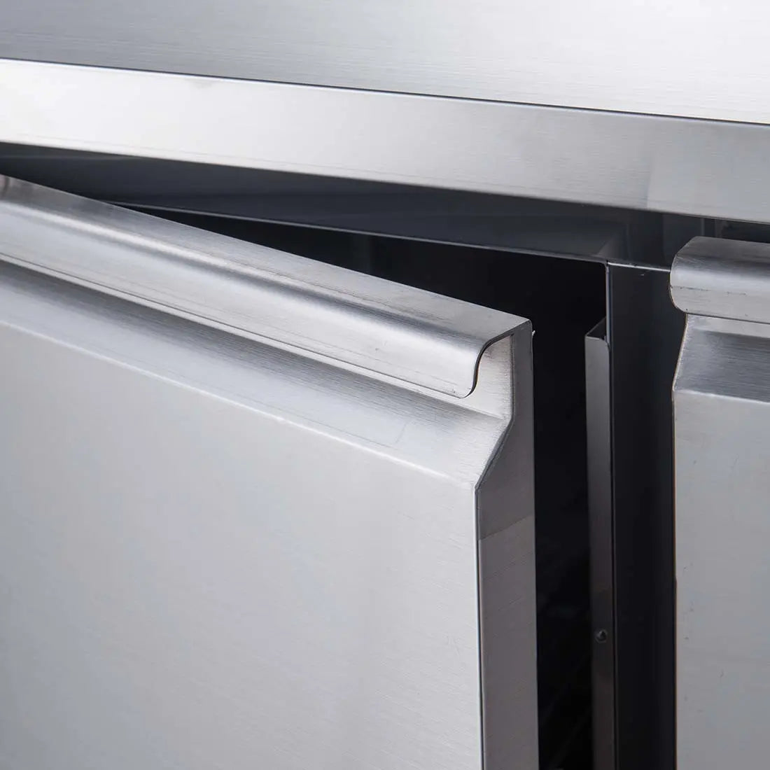 FED-X S/S Three Door Bench Freezer – XUB6F18S3V - Cafe Supply