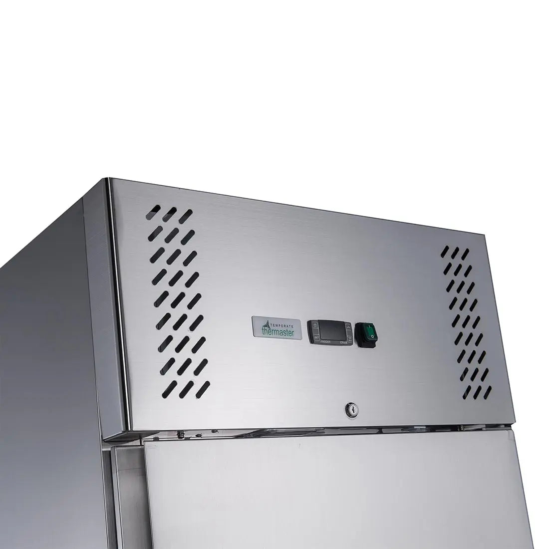 FED-X S/S Two Door Upright Fridge – XURC600S1V - Cafe Supply