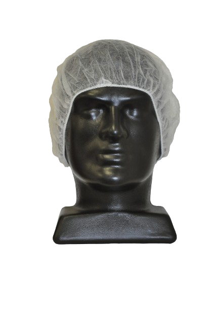 White Bouffant Hat 55cm - Cafe Supply