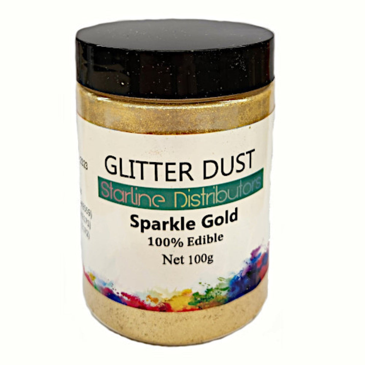 Glitter Dust - Sparkle Gold 100gm (100% Edible) - Cafe Supply